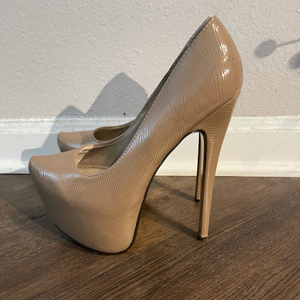 Nude Platform Heels